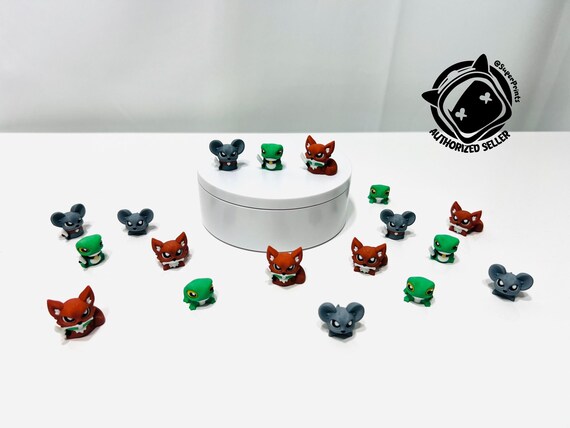 Miniatures 3D Printed High Details Forest Critters Figure: Unique Cartoon Gift