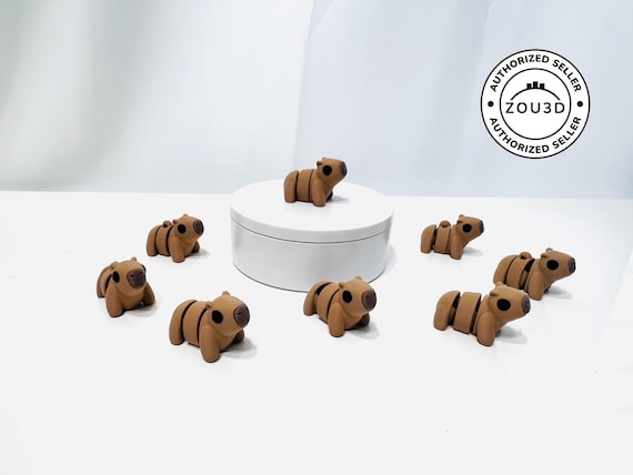 Flexi Baby Capybara: 3D Printed Articulated Fidget Décor