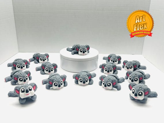 Flexi Koala |  3D Printed | Articulated Fidget | Custom Figurine | Koala | Cute | Adorable