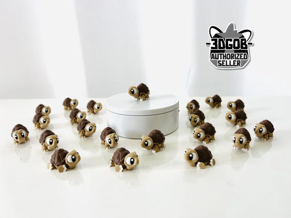 Flexi Tortoise Articulated Fidget | Flexi Figurine | Colored Figure | 3D Printed | Decor | Cute Art | Tortoise | Gifts