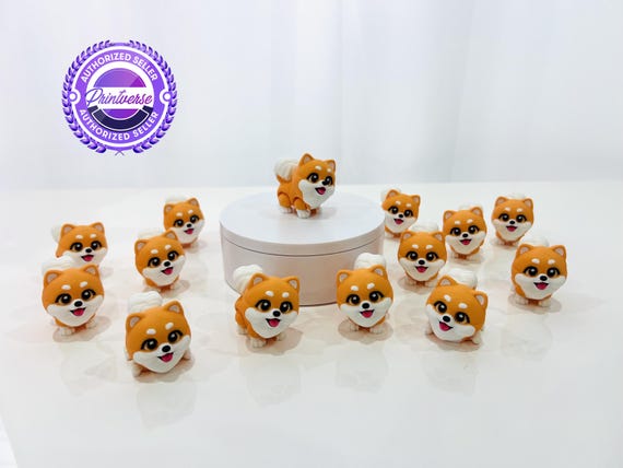 Mini Flexi Pomeranian Dog Articulated Fidget | 3D Printed | Articulated Fidget | Custom Figurine | Cute | Pomeranian Dog | Adorable