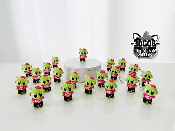 3D Printed Articulated Flexi Zombie Fidget - Eco-Friendly PLA Decor