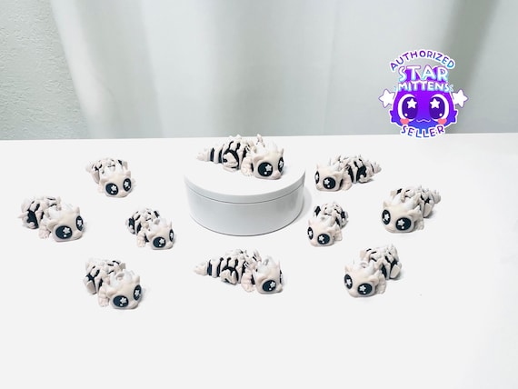 3D Printed Articulated Flexi Skelly Dragon - Eco-Friendly PLA Decor