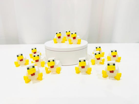 Mini Chicken Vunk Design | Figure | Unique Gift Cartoon | Gift Idea | Cute Chicken | Keychain