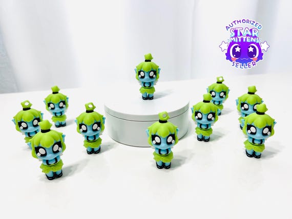 3D Printed Articulated Flexi Forest Fairy - Eco-Friendly PLA Decor Z10