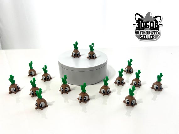3D Printed Onion Veggie Fidget - Eco-Friendly PLA Decor - Z2