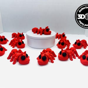 Flexi Ant | 2 Sizes | Colored Flexi Ant Figurine | 3D Printed | Decor | Cute Art | Ant Figurine Flexi Gifts | C1 |