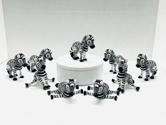 Flexi Zebra |  3D Printed | Articulated Fidget | Custom Figurine | | Cute | Adorable