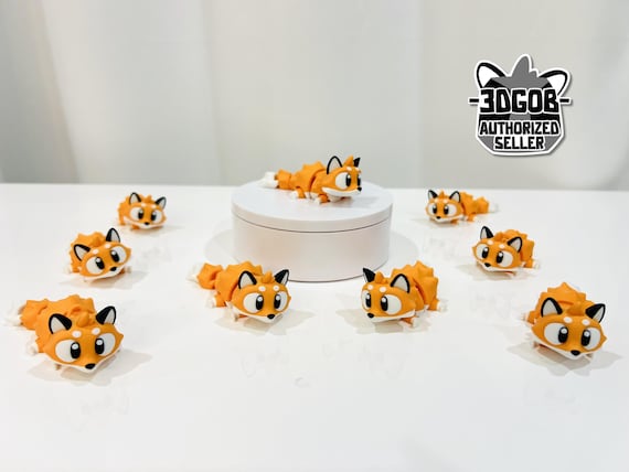 3D Printed Flexi Fox: Articulated Fidget Figurine