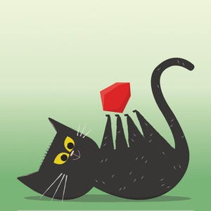 5 Cat Tokens for Magic the Gathering