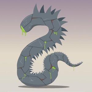 5 Artifact Wurm Tokens with Deathtouch for Magic the Gathering