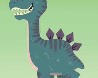 5 Dinosaur Tokens with Trample for Magic the Gathering