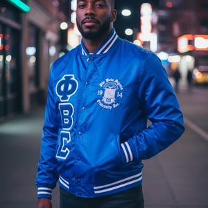Phi Beta Sigma Fraternity Embroidery Jacket | Sigma Jacket | Phi Beta Sigma Fraternity, Inc