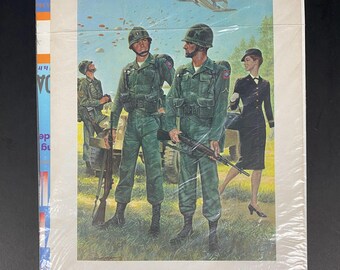 A0052 Vintage 1963 print The America Solider / Military Ephemera Incl/Wall Décor Poster / Circa 1963
