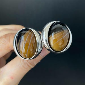 A0102 Vintage HICKOK Large Cufflinks / Men‘s Jewelry/ Gift for Men