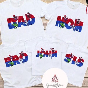 Personalized Spidey and His Amazing Friends Shirt, Disney Spiderman Birthday Boy, Birthday Girl Shirt, Spidey Family Birthday Party Matching