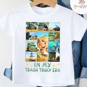 Chemise À L'époque Des Camions Poubelles, Chemise Anniversaire De Camion Poubelle, Thème De Famille De Camion Poubelle, Anniversaire De Garçon, Anniversaire De Fille, Personnages De Camion Poubelle Pour Enfants