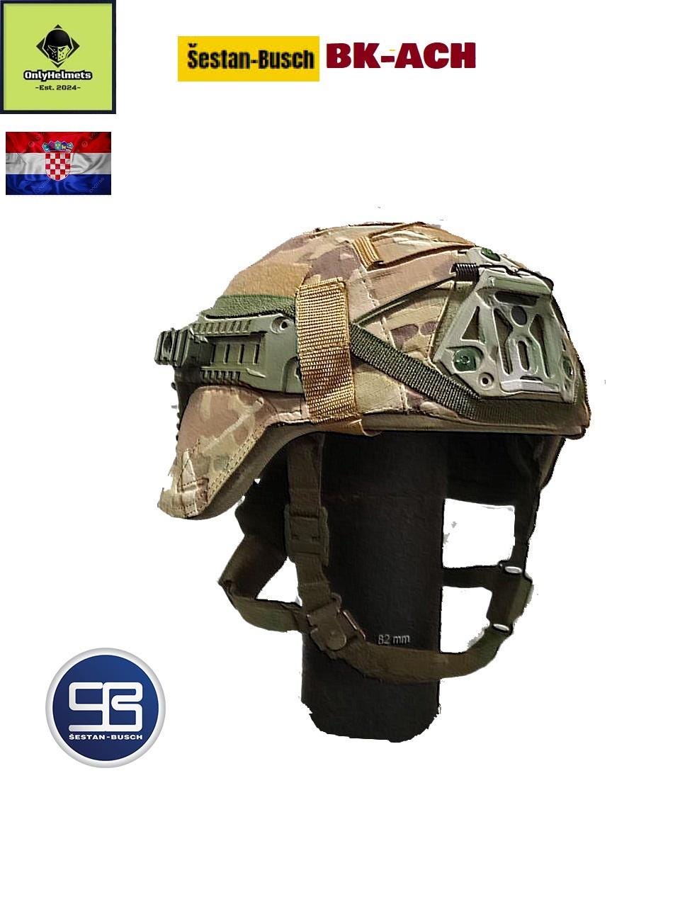 イギリス軍　Mk7ヘルメット　マルチカム迷彩カバー付き イギリス軍Mk7ヘルメットマルチカム迷彩カバー付き