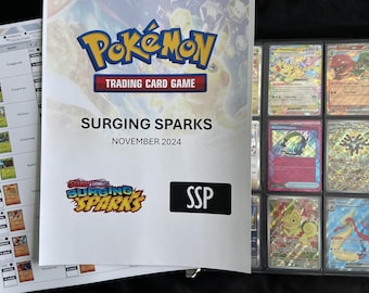 Surging Sparks 2024 Pokmon TCG English Card Checklist - Etsy