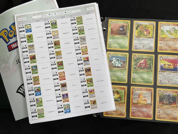 Pokmon TCG English Original Series Card Checklist: Base, Jungle, Fossil, Base 2, Rocket, Promos - Etsy Pokmon TCG English Original Series Card Checklist: Base, Jungle, Fossil, Base 2, Rocket, Promos - Etsy
