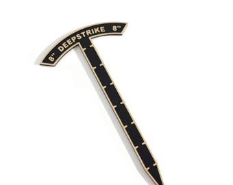 8" Deep Strike Messlehre mit Uhrwerk | Kompatibel mit Warhammer | Tabletop Gaming Ruler | 11th Edition