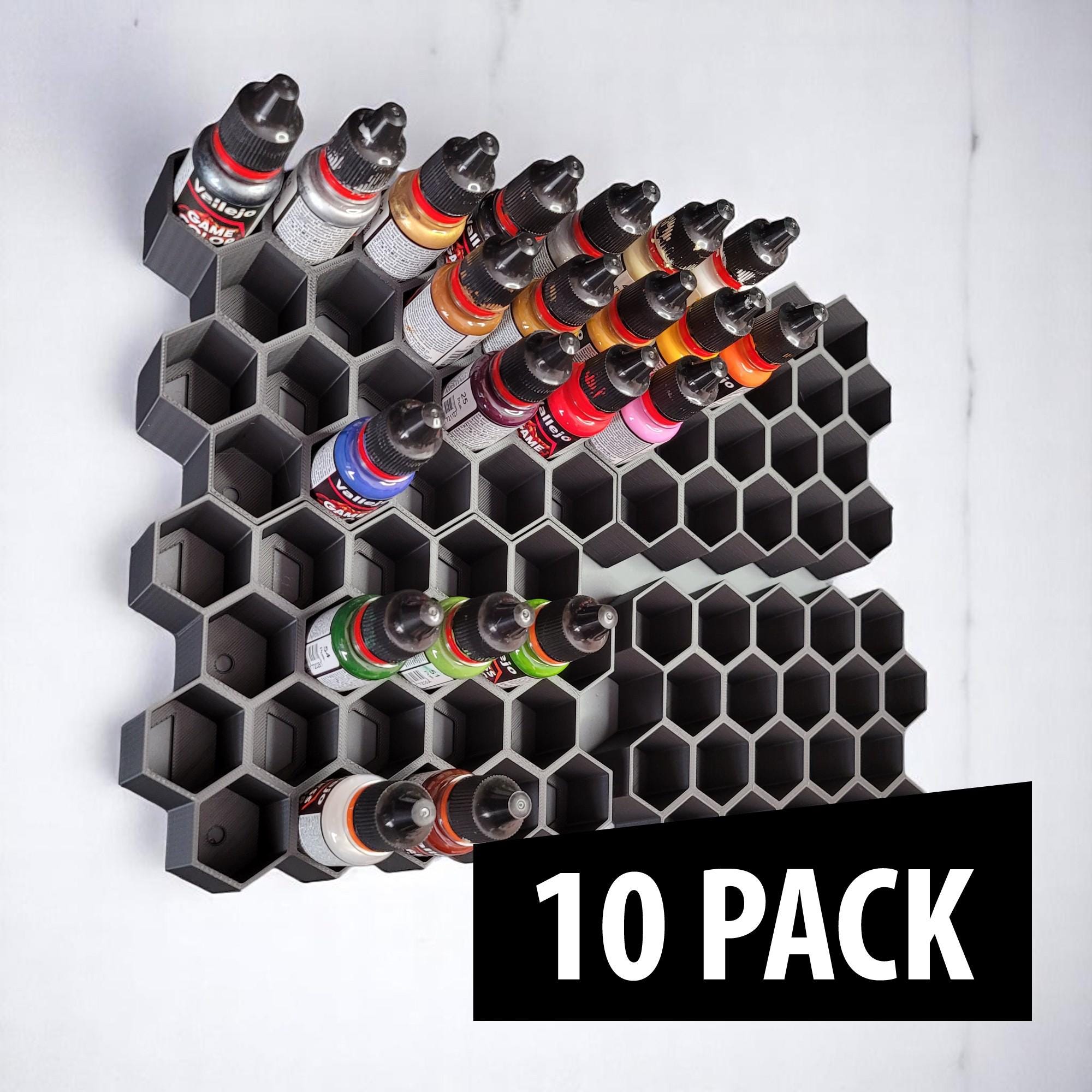 Reaper Channel Rack 10 Pack | Vallejo, Army Painter, Reaper & GSW Compatible Modular Hex ...