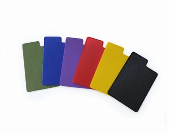 Tabbed TCG Dividers 6 Pack | Blank | Compatible with One Piece OPTCG and Trading Card Games | 3D Printed Organizer Partitions