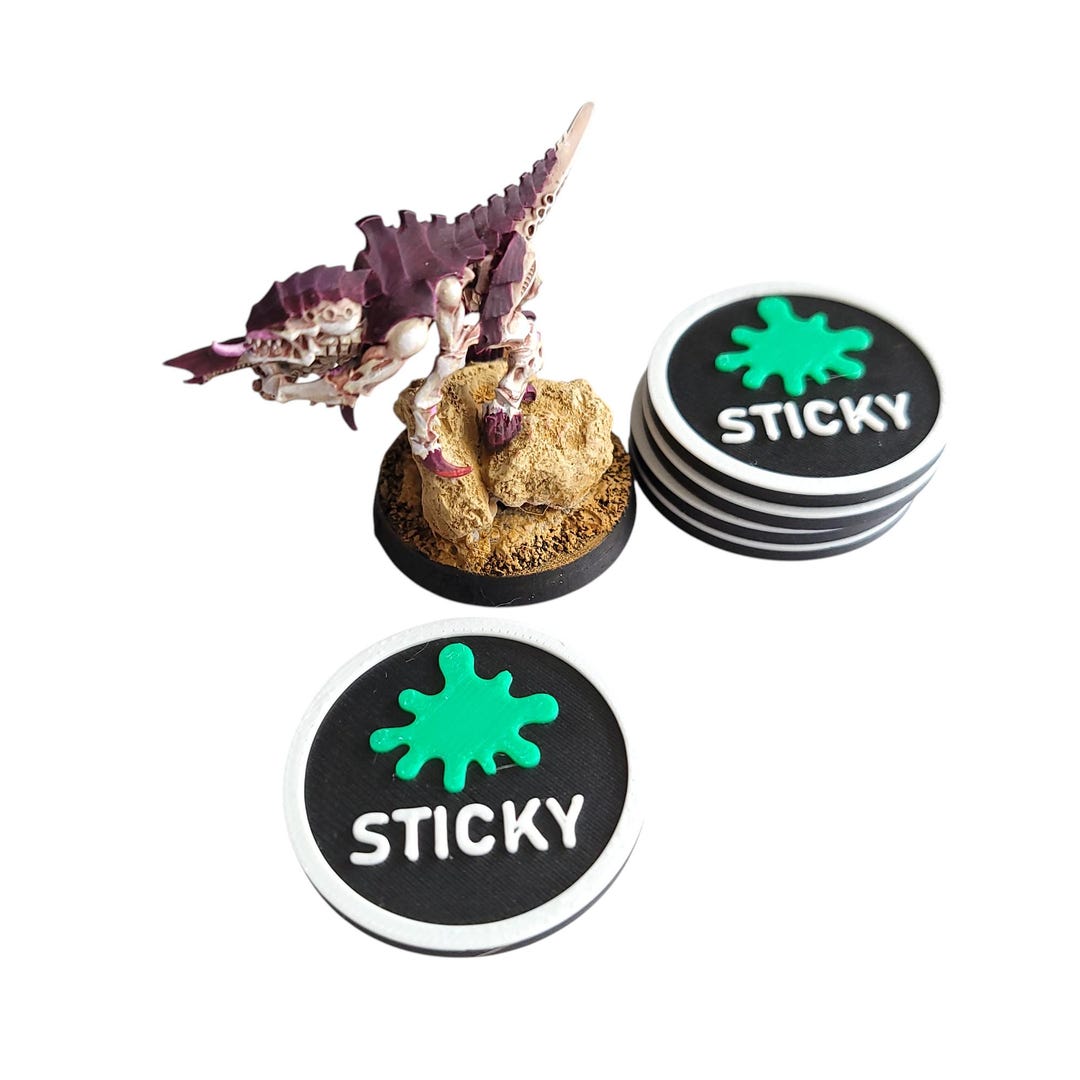 Sticky Objective Token | 3D Printed Universal Marker for Tabletop ...