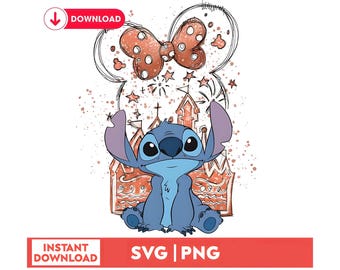 Disney Stitch Castle SVG PNG, Magic Kingdom Shirt (Digital Download)