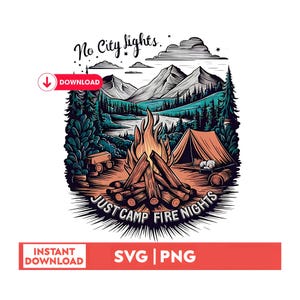 Camp Png,Camping Svg, Camping Sublimation Design, Camping Clipart, Retro Digital Image, T-Shirt Png, Camping Png Instant Digital Download