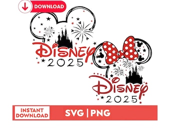 Family Trip 2025, Magical Kingdom SVG PNG Bundle (Digital Download)