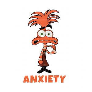 Anxiety Png, Anxiety Svg, Inside Out 2 Png - Svg, Inside Out Svg, Family Vacation Png, Sublimation, Anxiety Shirt Png, Digital File Download