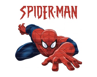 Spiderman Sublimation Design – Superhero Png Svg (Digital Download)