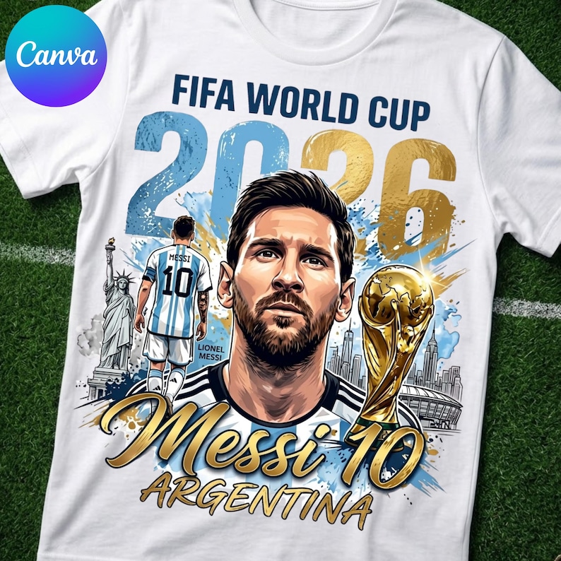 Messi worldcup 2026 PNG svg , Soccer tshirt design, 2026 World Football Graphic, Sports Sublimation, Cricut File, Digital Print Download