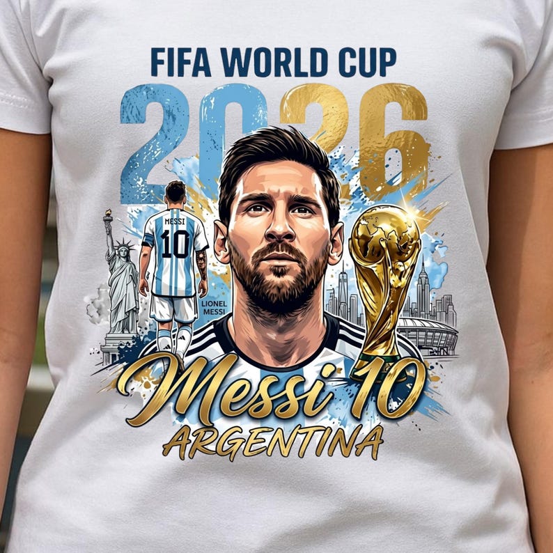 Messi worldcup 2026 PNG svg , Soccer tshirt design, 2026 World Football Graphic, Sports Sublimation, Cricut File, Digital Print Download