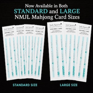 Mahjong - 2026 NMJL Card Line number & Card completion tracker.