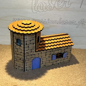 Maison provençale pour village et crèche de noël