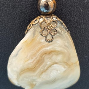 Smokey fire Agate with Tiger Eye bead necklace