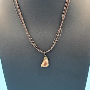 Fire Agate multi strand choker