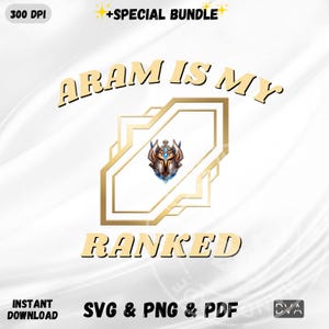 League of Legends PNG SVG, League of legends ARAM, lol ranked, League of Legends T-Shirts, digital download