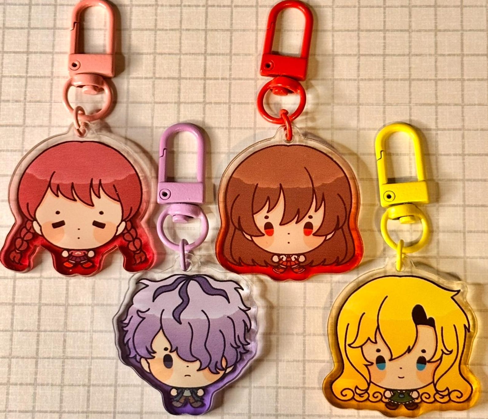 Chibi For Keychain Rpgmaker -chibi Acrylic Keychains- - Etsy