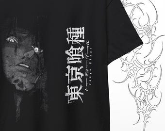 kaneki Tokyo Ghoul Inspired Anime T-Shirt | Vintage Manga Graphic Tee, Couple gift