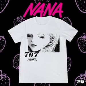 Nana Anime Series Hachi Unisex T-shirt, Garment-Dyed Tee, Character Shirt, Vintage Graphic Top, Japanese Manga Fan Apparel