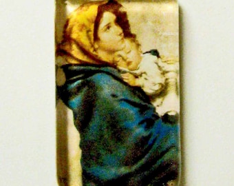 Madonna of the streets pendant with chain - GP12-300