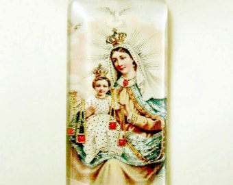 Our Lady of Mount Carmel pendant with chain - GP01-006