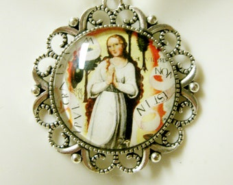 Immacolata concezione pendente e catena - AP25-044