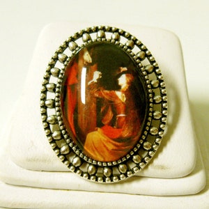 Mary Magdalene at the cross brooch/pin - BR02-063