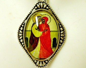 Saint Perpetua and Felicity pendant and chain - AP26-340