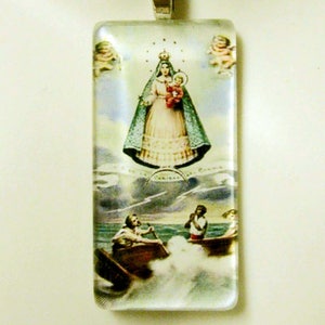 Virgen de la Caridad del Cobre, Our Lady of Charity pendant with chain - GP01-150