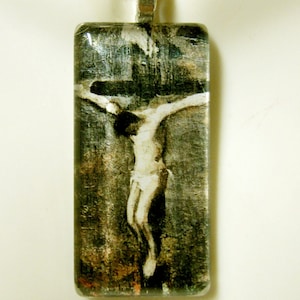 Crucifixion of Christ pendant with chain - GP01-343